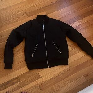 Black Bomber Jacket Small